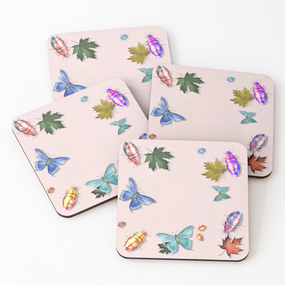 Item preview, Coasters (Set of 4) designed and sold by PixelPantry.