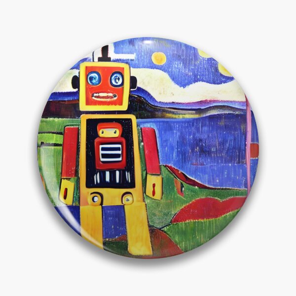 Artikelvorschau, Roboter im Stil berühmter Kunst. entworfen und verkauft von CRAFTER-MEDIA.
