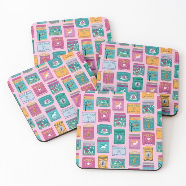 Item preview, Vintage Canned Goods - pink - Fun pattern by Cecca Designs designed and sold by Cecca-Designs.