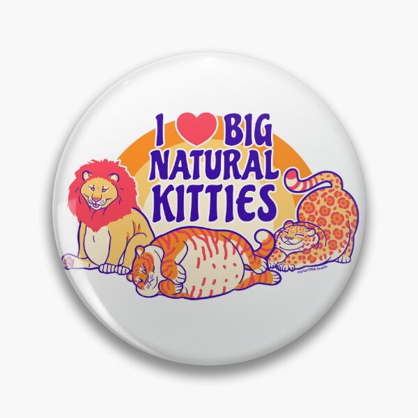 Item preview, I Love Big Natural Kitties designed and sold by ctkrstudio.