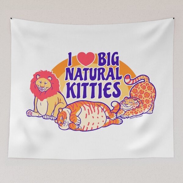 Item preview, I Love Big Natural Kitties designed and sold by ctkrstudio.
