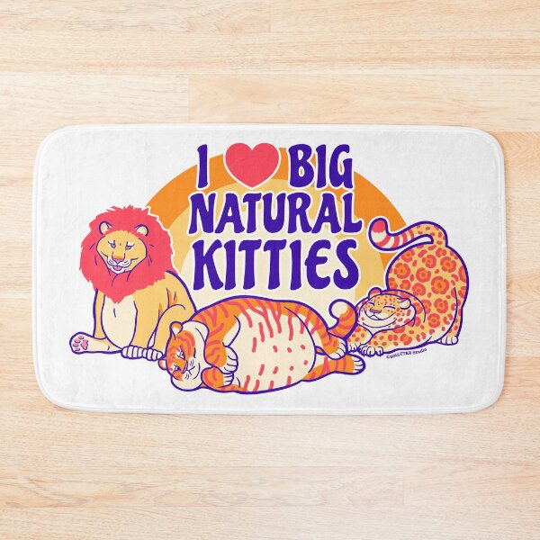 Item preview, I Love Big Natural Kitties designed and sold by ctkrstudio.
