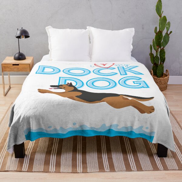 Item preview, I Love my Dock Dog (German Shepherd) designed and sold by frankandlucyco.