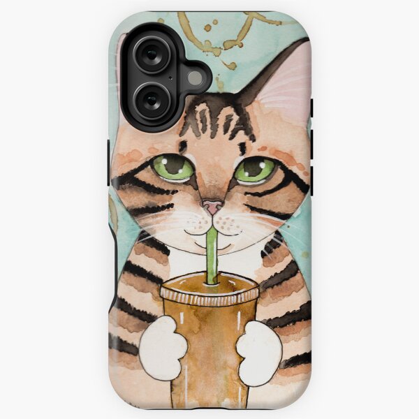 Item preview, Willow With Iced Latte designed and sold by KilkennyCat Art.