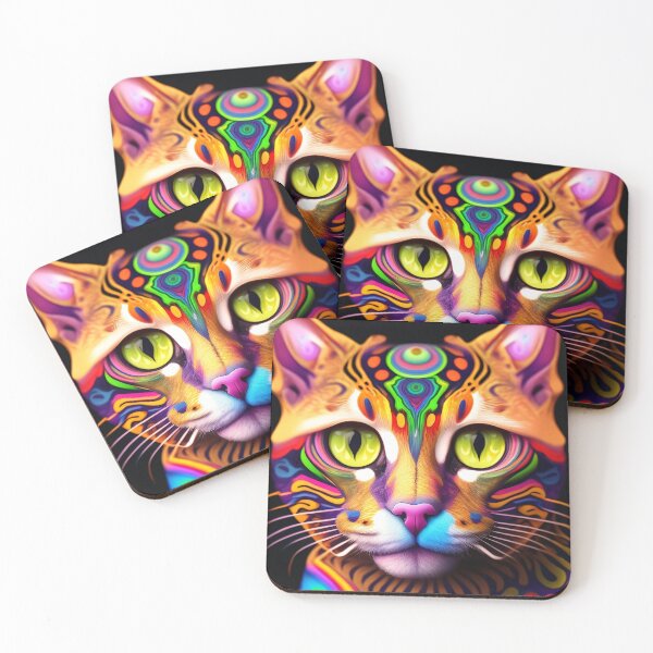 Item preview, Abstract catface designed and sold by Ishan96.