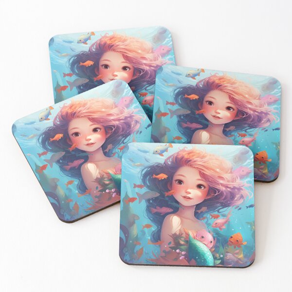 Item preview, Cute mermaid #45 designed and sold by Carmillai.
