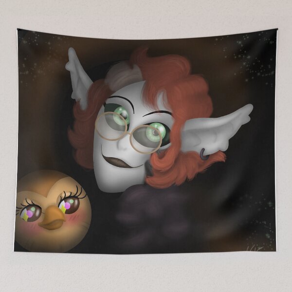 Item preview, Lulu & Hootsifer Pose For A Portrait designed and sold by Krystian Stafford.
