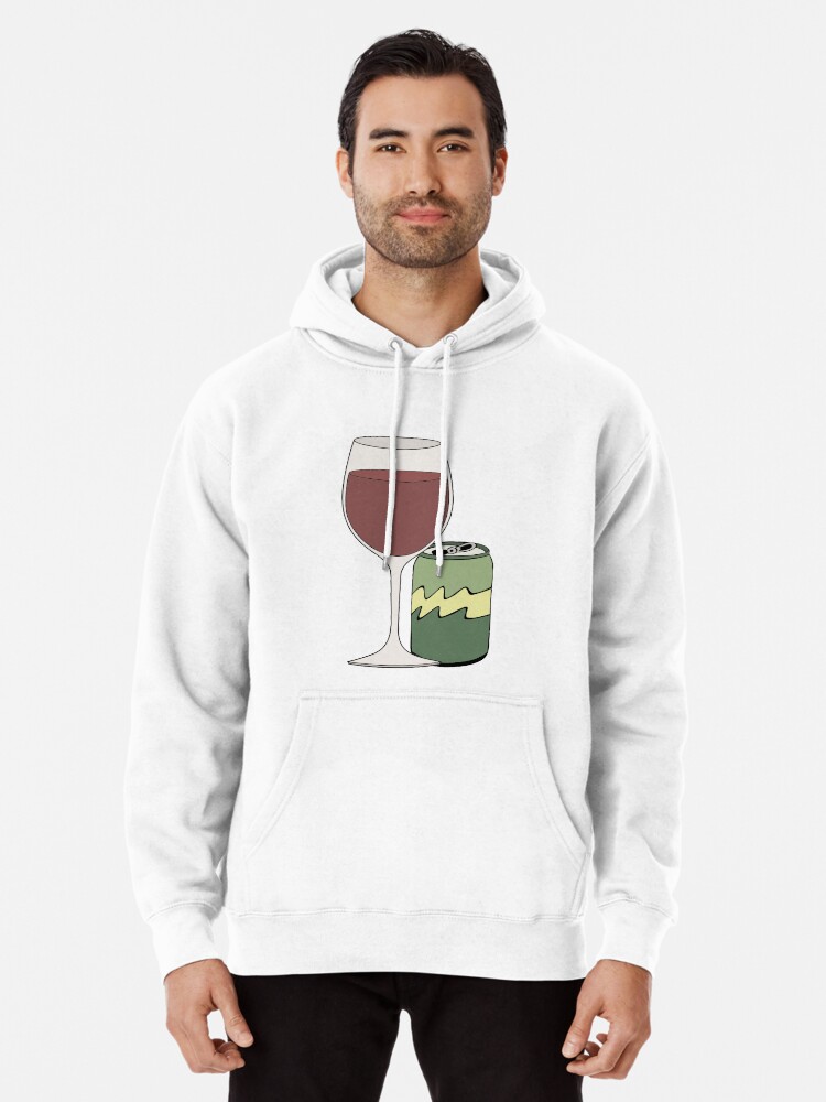 Red best sale wine hoodie