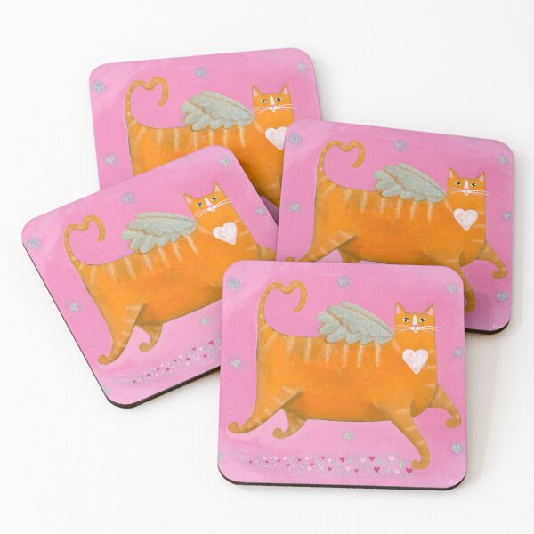 Item preview, Ginger Cupid Cat designed and sold by KilkennyCat Art.