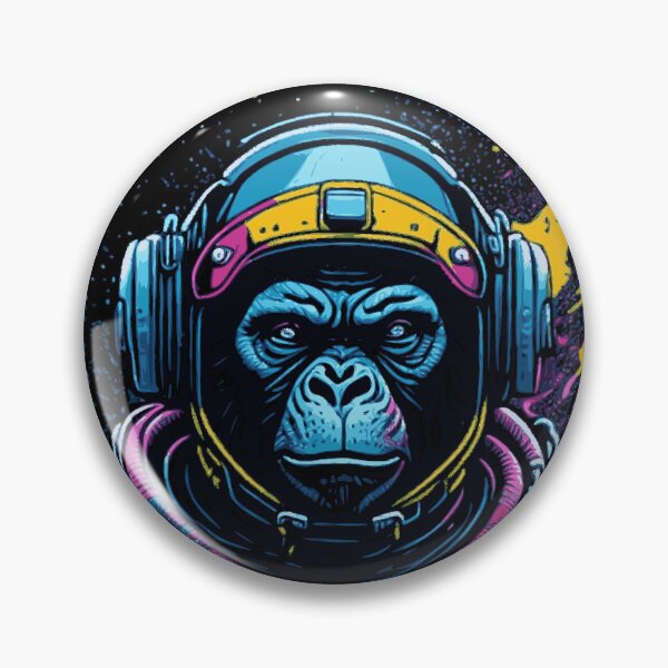 Item preview, Astronaut Monkey designed and sold by we-love-art24.