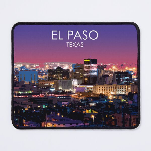 Item preview, El Paso, Texas, USA, Travel Print designed and sold by summattodraw.