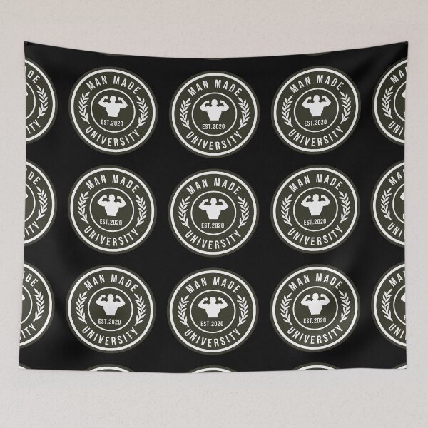 Item preview, ManMade University Logo designed and sold by Drewmadeit.