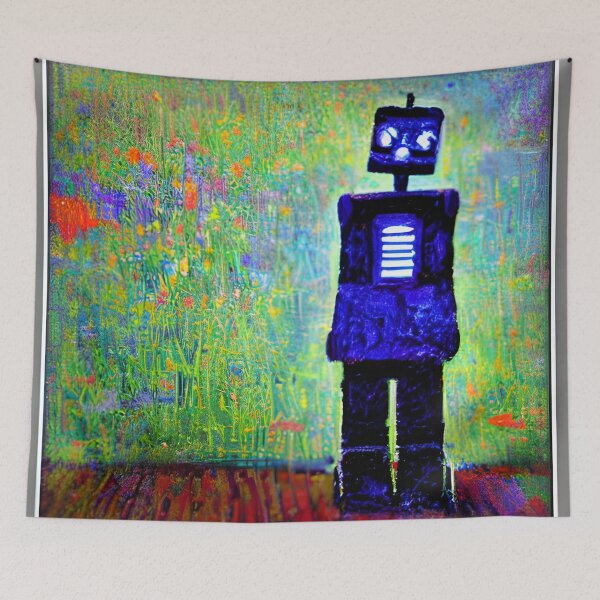 Item preview, Robot in the style of famous art. designed and sold by CRAFTER-MEDIA.