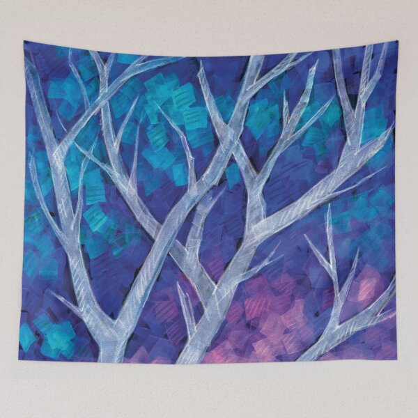 Item preview, Springtime Ghost Trees  designed and sold by Alexandria Levin.