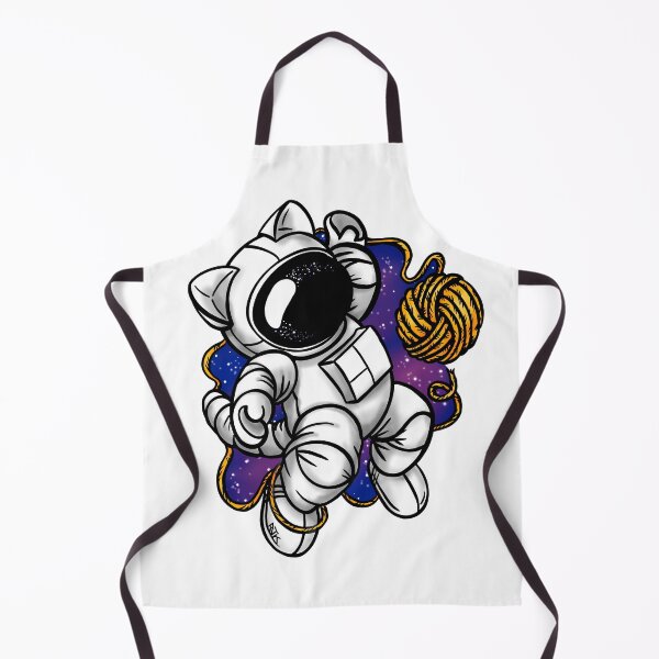 Item preview, Fuzz Aldrin the Catstronaut in Outer Space designed and sold by RJKpoyp.