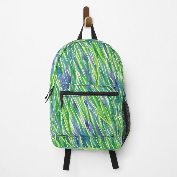 Item preview, Green Blue Grass Seamless Pattern, Watercolor designed and sold by Girly-Universe.