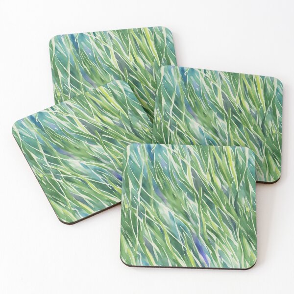 Item preview, Greenish Grass Seamless Pattern, Watercolor designed and sold by Girly-Universe.