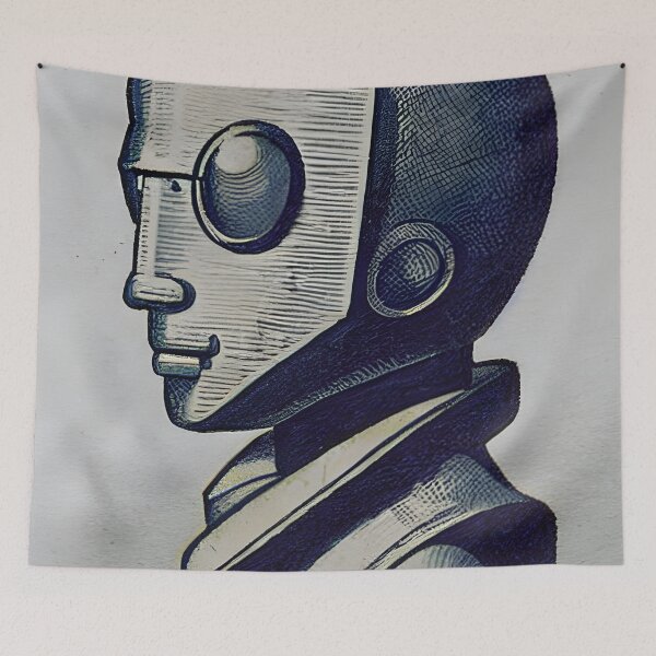 Item preview, Robot in the style of famous art. designed and sold by CRAFTER-MEDIA.