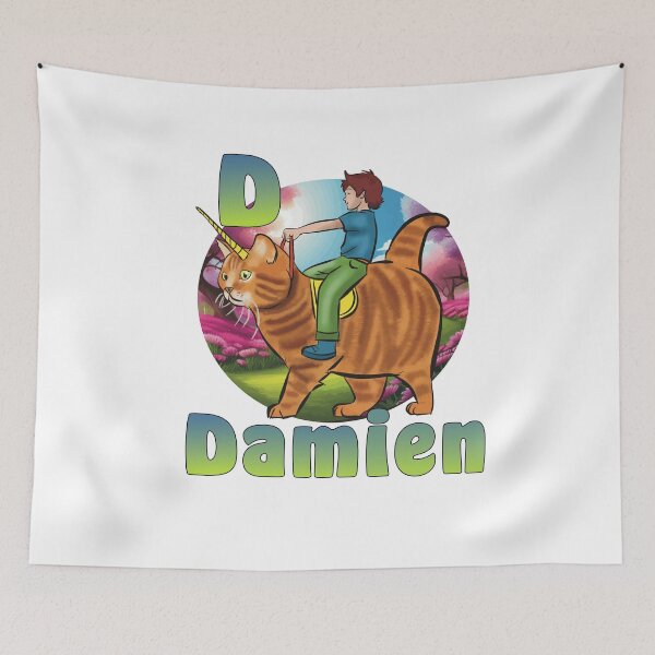 Item preview, Adventures of Damien and his caticorn designed and sold by Lubellebubble20.