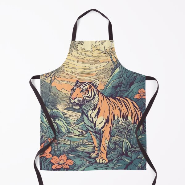 Item preview, Psychedelic Tiger designed and sold by Matt's Artificial Nature.