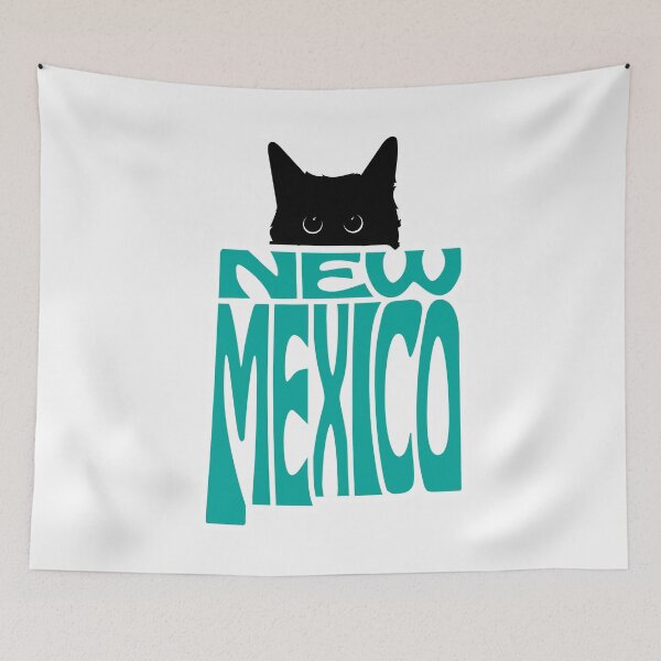 Item preview, Cat Loves New Mexico | State Pride Shirt for Pet Lovers designed and sold by GoblinBoutique.