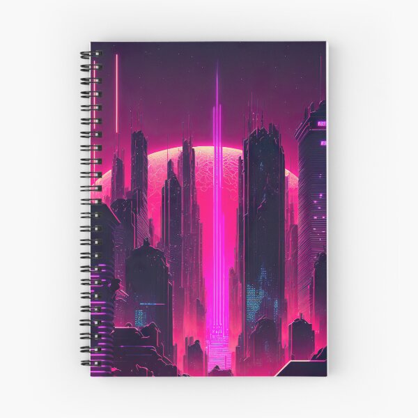 Item preview, Synthwave cityscape designed and sold by NavyPanda.