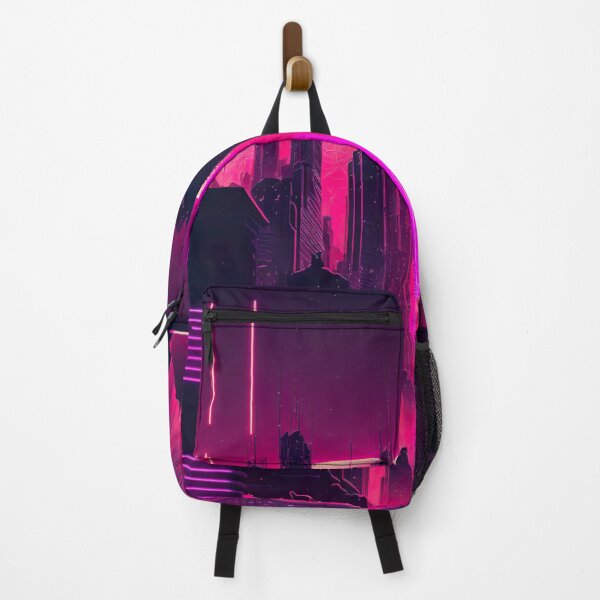 Item preview, Synthwave cityscape designed and sold by NavyPanda.
