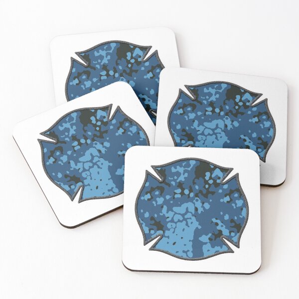 Item preview, Trendy Blue Flecktran Firefighter Camo Maltese Cross Cute Funny loves Hunting Fishing designed and sold by Thinline Fire Police EMS.