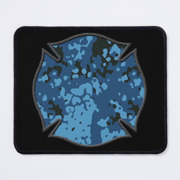 Item preview, Trendy Blue Flecktran Firefighter Camo Maltese Cross Cute Funny loves Hunting Fishing designed and sold by Thinline Fire Police EMS.