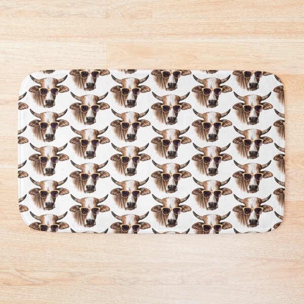 Item preview, Cow wearing sunglasses cool bull vintage designed and sold by jnhayes13.