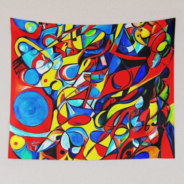 Item preview, Dazzling Array of Colors and Shapes designed and sold by The Bubble 1307.