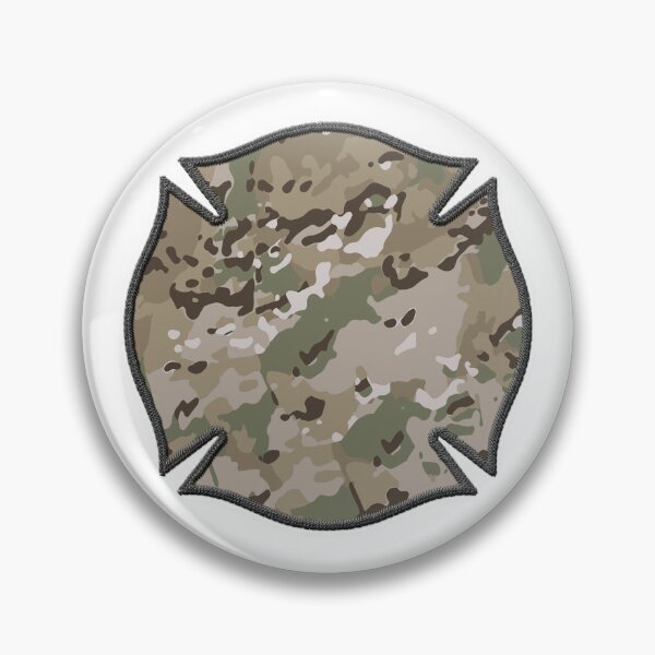 Item preview, Trendy Multicam Firefighter Camo Maltese Cross Cute Funny loves Hunting Fishing designed and sold by Thinline Fire Police EMS.