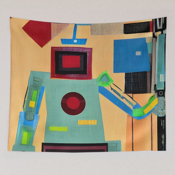 Item preview, Robot in the style of famous art. designed and sold by CRAFTER-MEDIA.