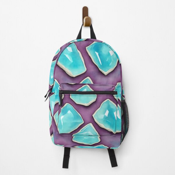 Item preview, Auqamarine Gemstone Seamless Pattern, Watercolor designed and sold by Girly-Universe.