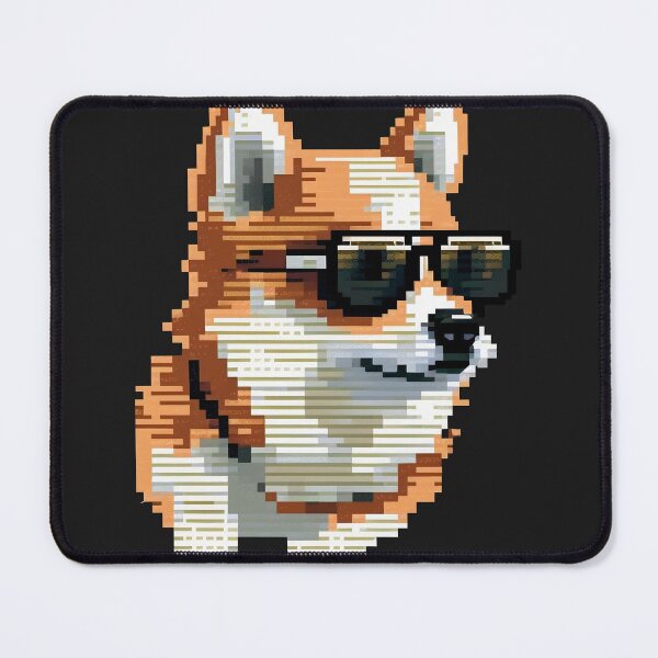 Item preview, Dog in Pixels designed and sold by Graphoteka.
