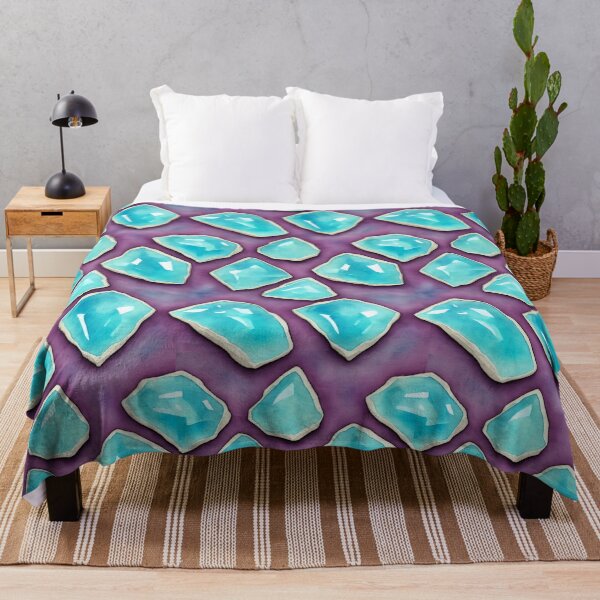 Item preview, Auqamarine Gemstone Seamless Pattern, Watercolor designed and sold by Girly-Universe.