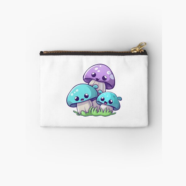 Item preview, Teal and Lavender Mushrooms designed and sold by Dani Ashbury.