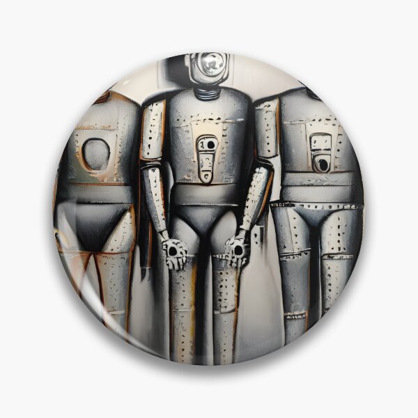 Artikelvorschau, Roboter im Stil berühmter Kunst. entworfen und verkauft von CRAFTER-MEDIA.