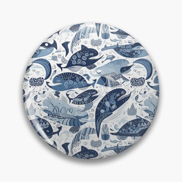 Item preview, High Repeat Lister's Ocean Symphony | Seamless Pattern designed and sold by Adam Prettyjohns.