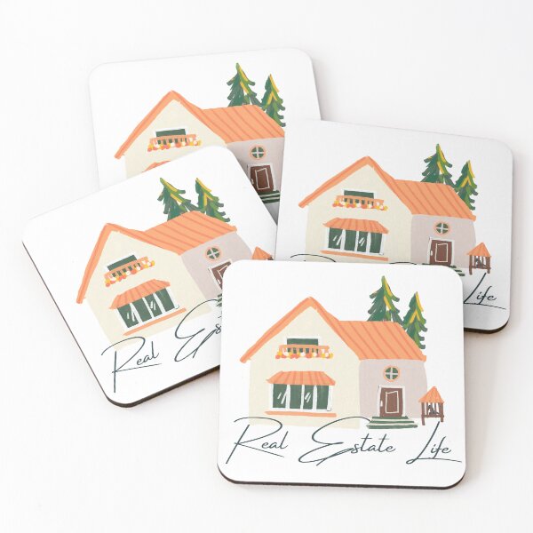 Item preview, Real Estate Life Traditional House Orange Green  designed and sold by Sunshine-Dreams.