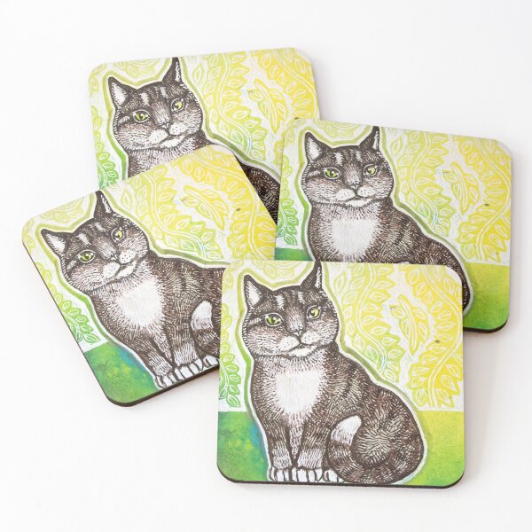 Item preview, Quizzical Cat designed and sold by Lynnette Shelley.