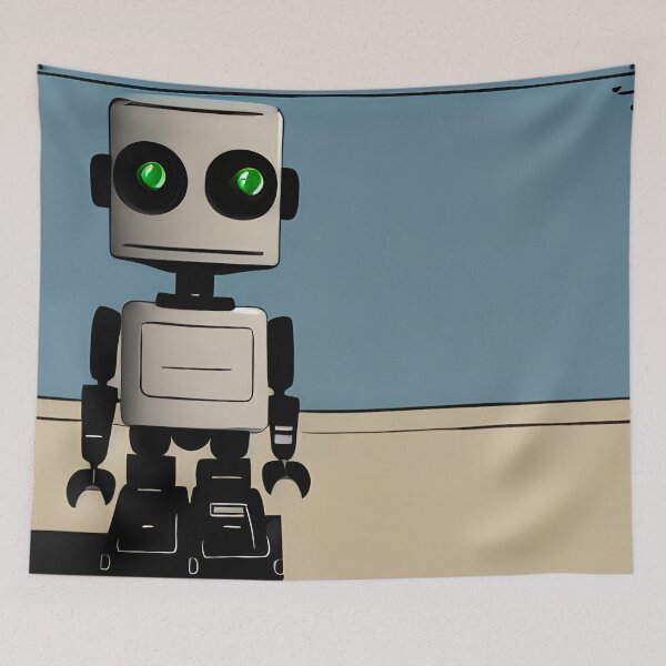 Item preview, Robot in the style of famous art. designed and sold by CRAFTER-MEDIA.
