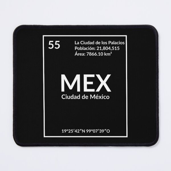 Item preview, MEX - Mexico City - Mexico (White) designed and sold by Mundus Design.