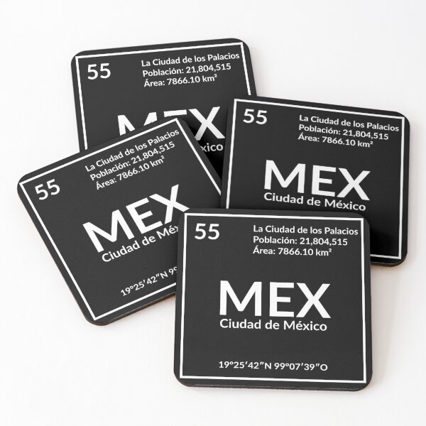 Item preview, MEX - Mexico City - Mexico (White) designed and sold by Mundus Design.