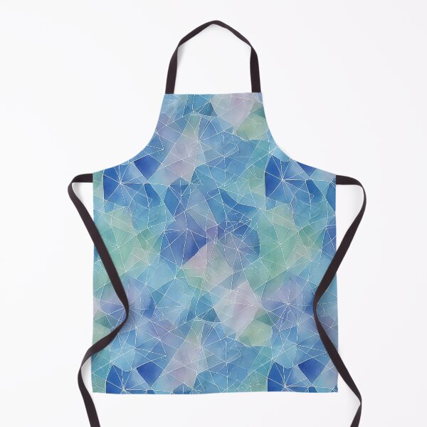 Item preview, Blue Geometric Seamless Pattern, Watercolor designed and sold by Girly-Universe.