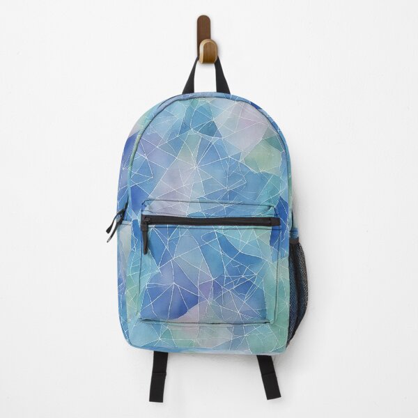 Item preview, Blue Geometric Seamless Pattern, Watercolor designed and sold by Girly-Universe.