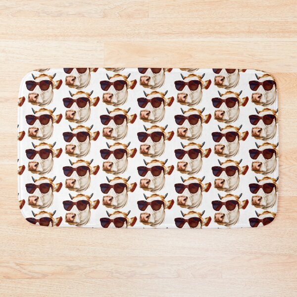 Item preview, Cow wearing sunglasses cool bull vintage designed and sold by jnhayes13.