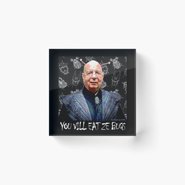 Eat Ze Bugs Acrylic Block