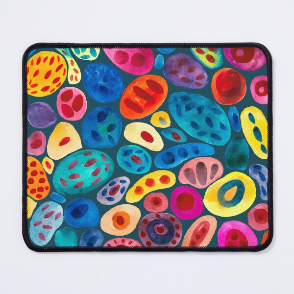 Item preview, Colorful tiny pebbles, river stones, watercolor designed and sold by IngaDesign.