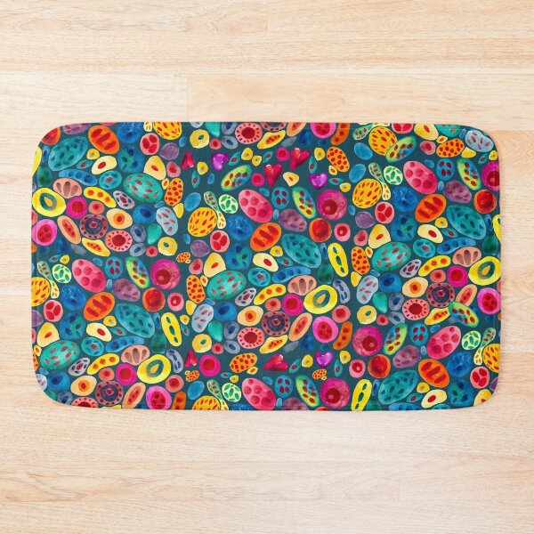 Item preview, Colorful tiny pebbles, river stones, watercolor designed and sold by IngaDesign.